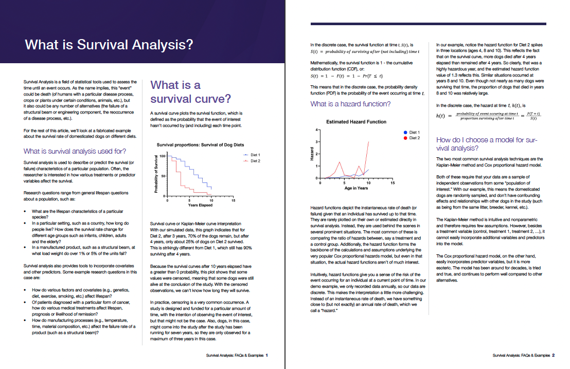 survival analysis research topics